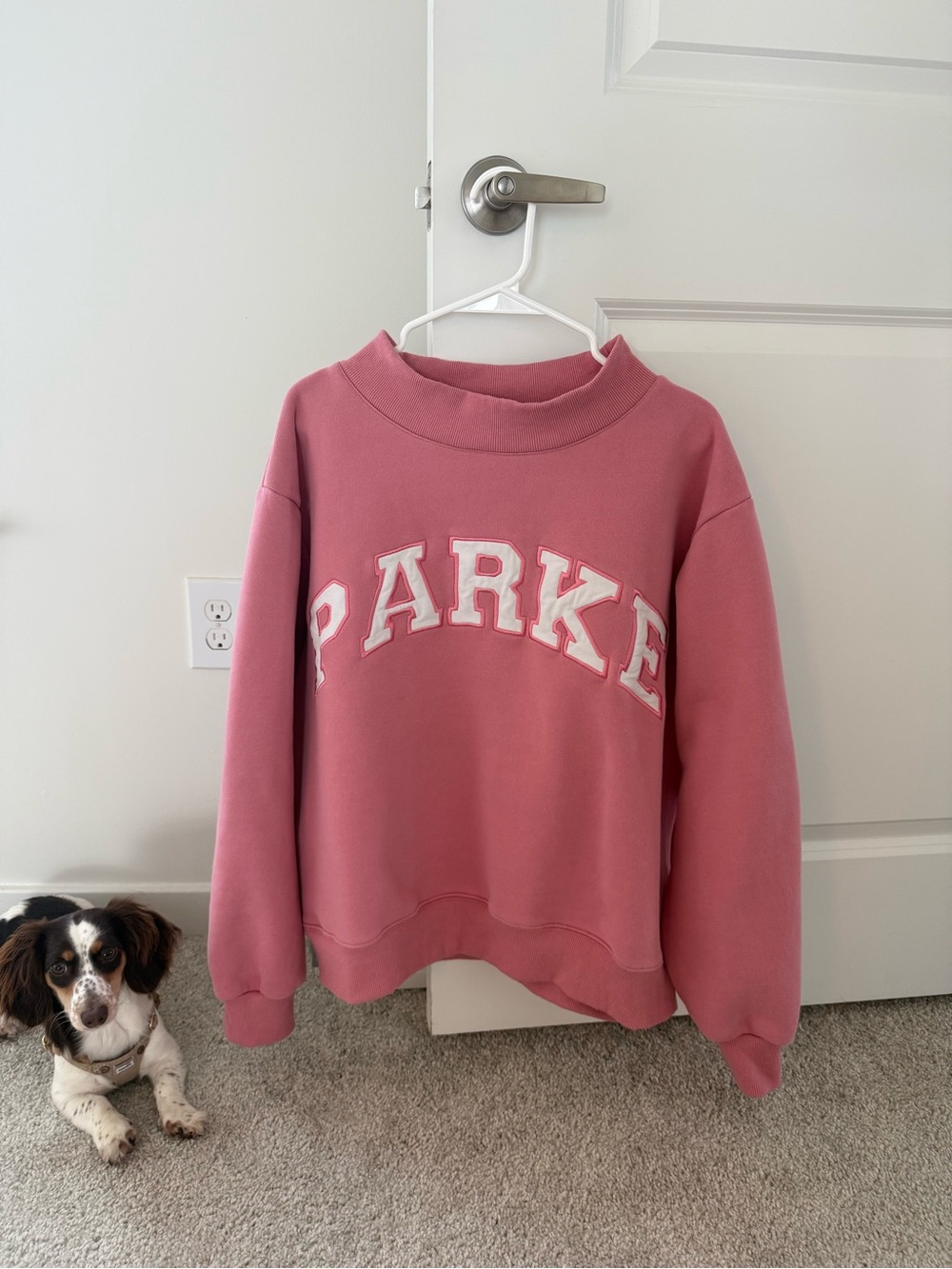 PARKE Pink Mockneck